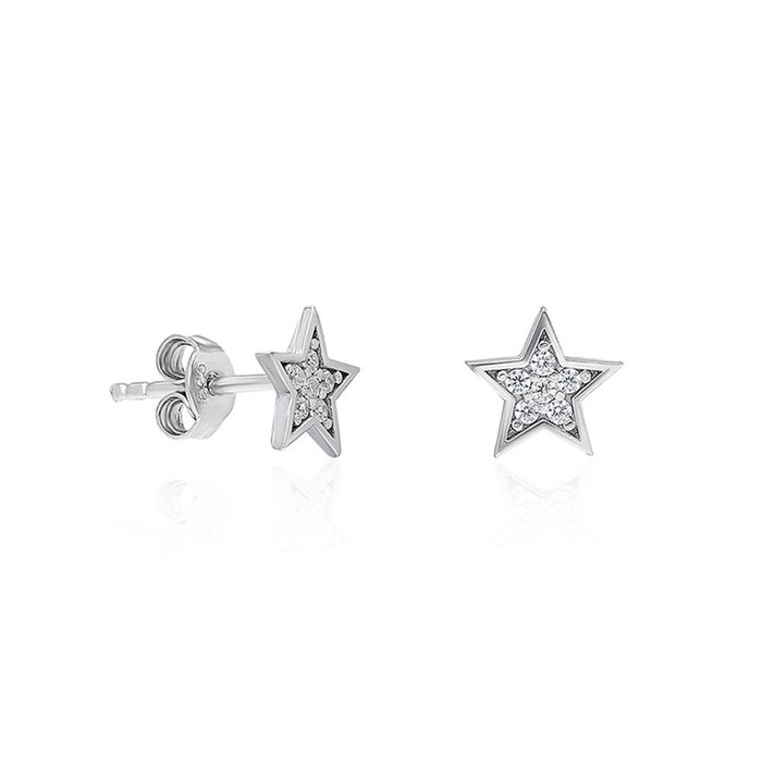Heliophilia Silver Pendiente de Plata de Ley 925 Plata y Blanco TRDYL494 Heliophilia Silver Pendiente de Plata de Ley 925 Plata y Blanco TRDYL494